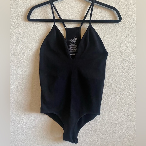 FREE PEOPLE Intimately Black Bodysuit M/L - Picture 3 of 5